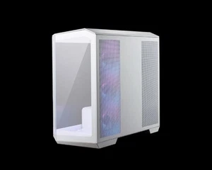 MSI MAG PANO M100R PZ WHITE Micro ATX Case, 1x USB 3.2, 2x USB 2.0, 1x Audio, - Picture 1 of 2