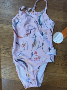GINGERLILLY Kids Multi-Coloured Pink Floral One Piece Swim Suit MRRP £10 - Picture 1 of 4