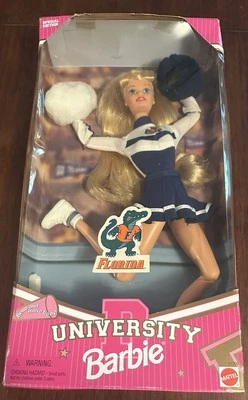 1996 Mattel Barbie Florida University GATORS! Cheerleader Doll - Image 1 of 2