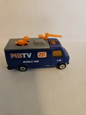 1989 Matchbox TV News Truck #68 - Loose Car - Image 1 of 4