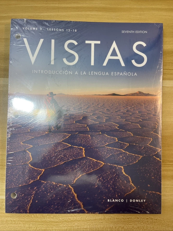 SEALED Vistas Introduccion A La Lengua Espanola Lessons 1-10 6th Ed Loose-Leaf - Image 1 of 2