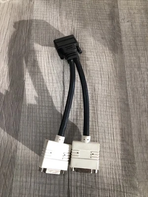 DMS-59 Male to Dual DVI-I Female Y Splitter Cable Adapter Free Shipping - Image 1 of 3