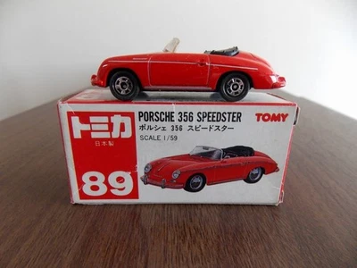 384 Red Japan Porsche 356 Speedster Almost unused Suspensitransparent case 7m - Image 1 of 4