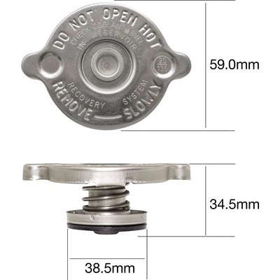 Tridon Non Recovery Radiator Cap CR1390 - image 1 of 2