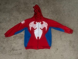 Creating Limitless Heights Venom Spider-Man Fully Zip Mask Hoodie Large Read - Picture 1 of 12