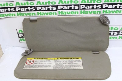 00-04 Nissan Xterra - Sunvisor солнцезащитный козырек пара серый б/у OEM зеркало - Изображение 1 из 4