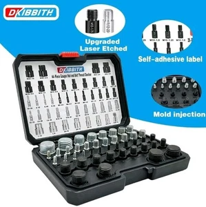 44pc Nut Bolt Thread Checker Set Size Gauges 23 In 21 Metric Individually Housed - Picture 1 of 11