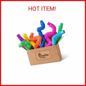 nutty toys Pop Tubes - Sensory Toys - Endless Creativity & Fun for Kids and Todd - Picture 1 of 2