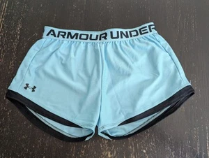 NWT Under Armour Loose Light Blue Play Up Shorts Youth large(14-16) - Picture 1 of 5