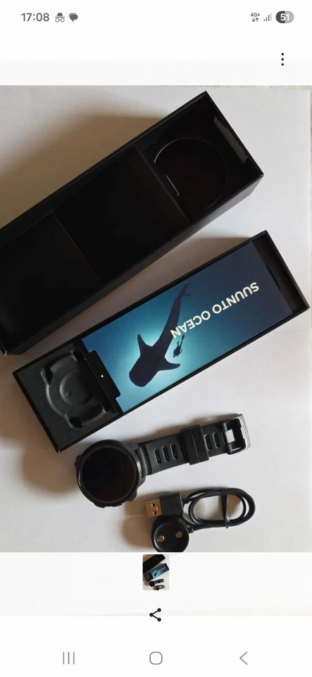 nur einmal benutze suunto ocean Tauchcomputer und Sportuhr - Bild 1 von 1