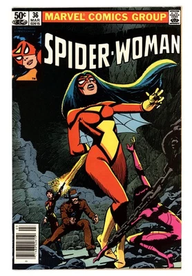 Spider-Woman #36 VFNM 9.0 1980 Newsstand Steve Leialoha Cover - Image 1 of 2