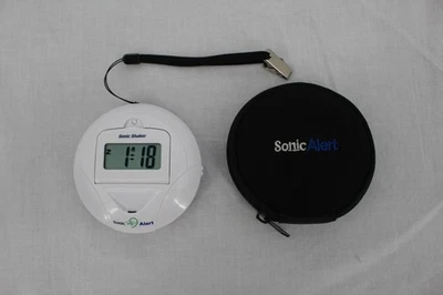 Sonic Alert Sonic Shaker Vibrating Travel Alarm Clock SBP100 w/ Carry Case - Image 1 of 3