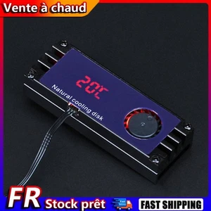 Refroidisseur de dissipateur thermique SSD M.2 à affichage numérique de la tempé - Afbeelding 1 van 7