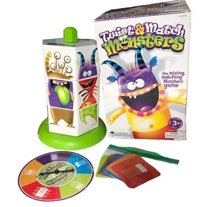 Learning Resources Twist & Match Monsters Game Preschool Toddler 3+ Box Tear - Picture 1 of 5