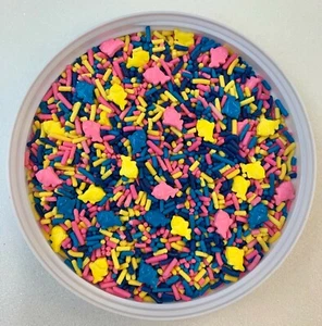 Shark So Bright Baby Confetti Mix Edible Party Sprinkles- You Pick The Amount - Picture 1 of 1