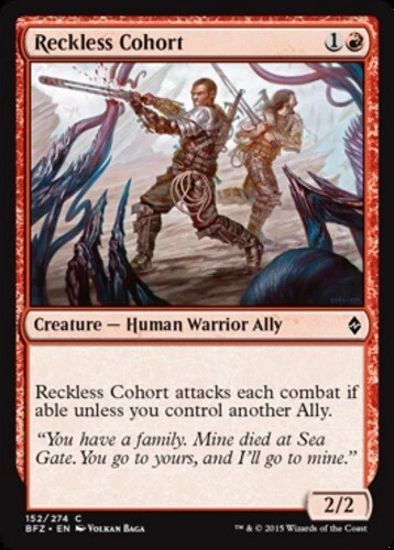 Battle for Zendikar - Reckless Cohort - Foil - Image 1 of 1