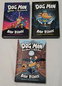 Dog Man 3 Hardcover Books by Dav Pilkey - Picture 1 of 6