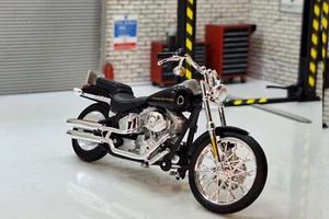 Harley Davidson FXSTD Softail Deuce 2000 schwarz Maßstab 1:18 Modell Motorrad - Bild 1 von 6