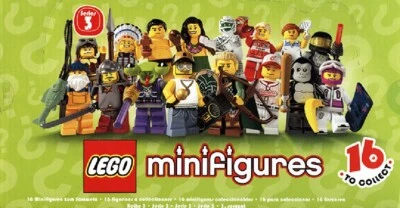 LEGO MINIFIGURES SERIES 3 (8803) ~ SEALED PACK 2011 ~ CHOOSE YOUR OWN ~ NEW!! - Image 1 of 4