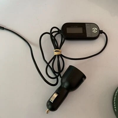 Belkin Tunecast Auto FM Transmitter 3.5mm Plug & USB Charging Port F8Z439 - image 1 of 4