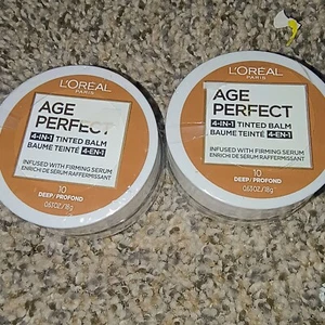 Lot of 2 L'oreal Paris Age Perfect 4 -In -1 Tinted Balm 10 Deep - Picture 1 of 2