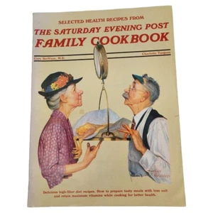 Vintage 1984 The Saturday Evening Post Family Cookbook - Imagen 1 de 4
