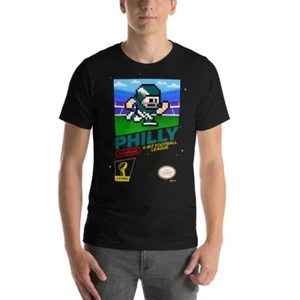 Camiseta Philadelphia Eagles 8 bits de fútbol americano NES Nintendo Retro Tecmo Super Bowl - Imagen 1 de 29