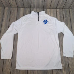 Badger Sport NCAA ISU Sycamores Quarter Zip White Shirt Youth XL Wms S - Picture 1 of 10