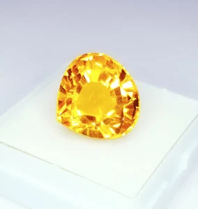 Loose Gemstone Natural Yellow Citrine AAA+ Quality Certified Untreated Gems W03 - Picture 1 of 11