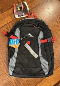 High Sierra Sportour Lightweight Laptop Backpack Black Red New With Tags - Picture 1 of 16