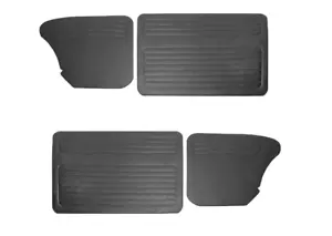 Beetle Interior Door Card Panel Set of 4 Finished in Black Vinyl 1968 to 79 - Picture 1 of 1