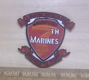 US Marine Corps - 7th Marine Regiment Embroidered Patch - Picture 1 of 4