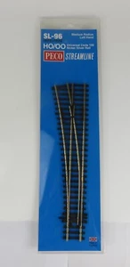 OO Gauge PECO Medium Radius L/H Point / Turnout INSULFROG Code 100 - SL-96 - Picture 1 of 2
