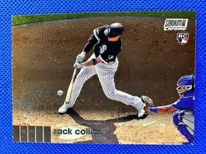 Zack Collins Topps Stadium Club 2020 #72 negro cromo paralelo radiocontrol White Sox - Imagen 1 de 2