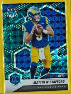 2021 Panini Mosaic Matthew Stafford Genesis Ultra Rare Case Hit SSP RAMS!! - Picture 1 of 2