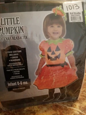 Disfraz de calabaza pequeña infantil 0-6 meses #171 Foto 1 de 4
