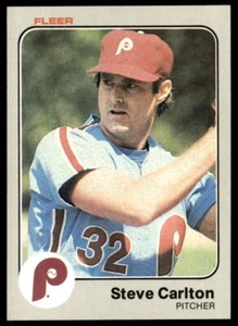 1983 Fleer #155 Steve Carlton   Baseball Philadelphia Phillies - Picture 1 of 2