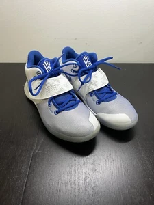 Size 9.5 - Nike Kyrie Flytrap 3 White Varsity Royal - Used - No Box - Picture 1 of 8