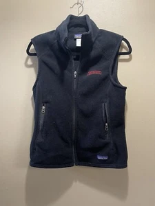 Patagonia Smirnoff Fleece Vest Black Full Zip Size M - Picture 1 of 4