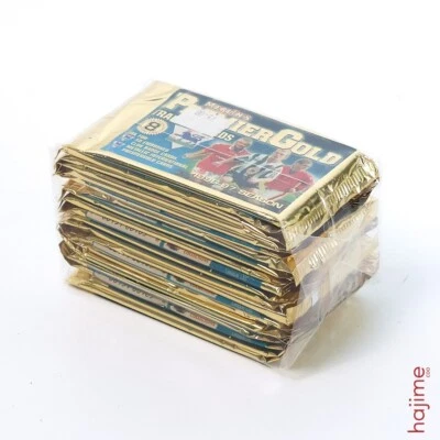 Paquete de tarjetas coleccionables de fútbol Merlin Premier Gold 1996-97 (20 paquetes) Foto 1 de 4