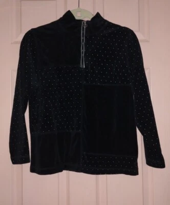 Blusa Erika Negra Algodón PS - Poliéster Manga Larga Foto 1 de 4