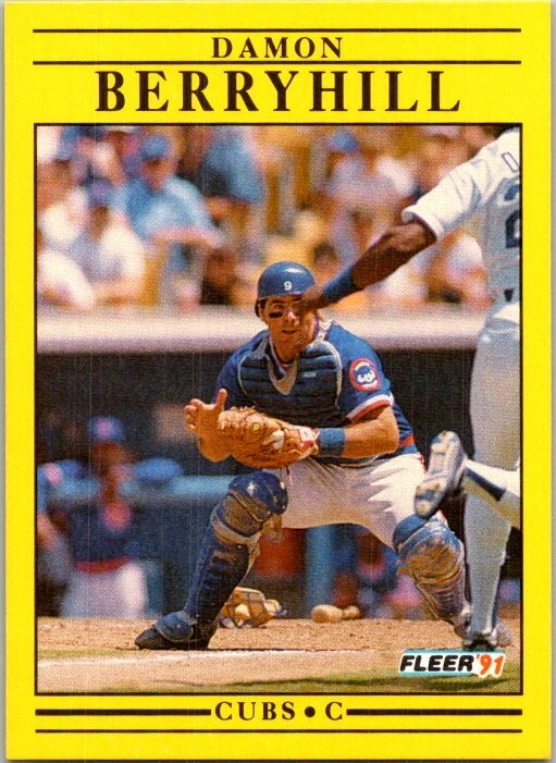 1991 Fleer #414 Damon Berryhill - Image 1 of 1