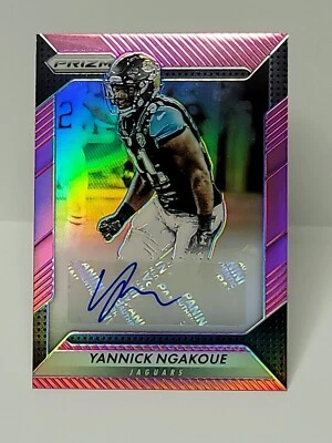 YANNICK NGAKOUE 2016 PANINI PRIZM AUTO PINK PRIZMS RC - Image 1 of 4