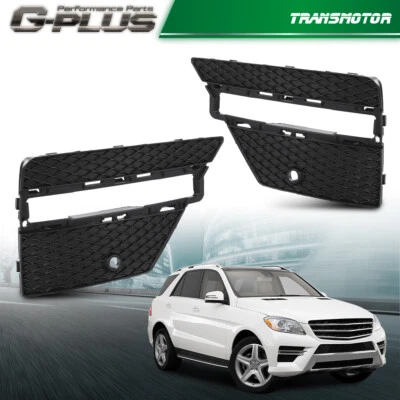 New Fit For 2012-2015 Mercedes-Benz ML350 ML550 ML250 ML400 Fog Light Cover Pair - Image 1 of 4