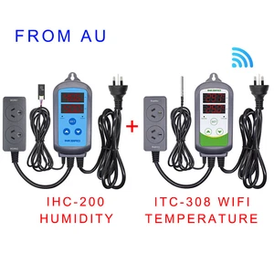 Inkbird Temp Controller ITC-308 WIFI + Humidity Control IHC-200 Home Brewing APP - Picture 1 of 12