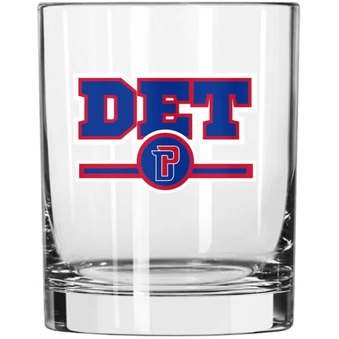 Detroit Pistons Letterman 14oz. Rocks Glass Cover