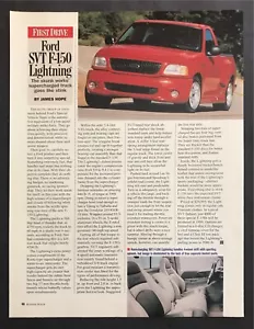 Ford SVT F-150 1999 Lightning primera unidad (toma corta) artículo de revisión editorial - Imagen 1 de 1