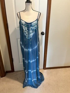 NWT CAITE ANTHROPOLOGIE Women Size XL Multicolor Embroidery Zana Maxi Dress - Picture 1 of 8