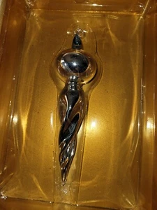 Dept. 56 Blown Glass Ornament Christmas Gold 5" #8039-0 - Picture 1 of 2