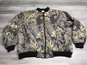 Vintage Bushmaster Camo Jacket Realtree Zip Up Insulated Bomber Hunting Coat L - Bild 1 von 9